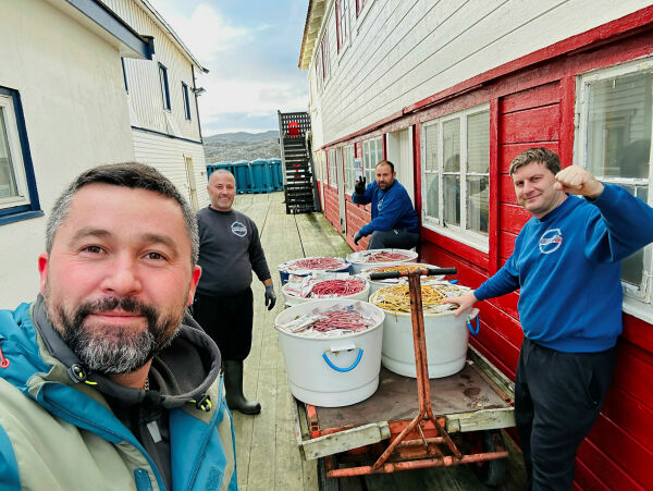 Egner line for mange fiskere