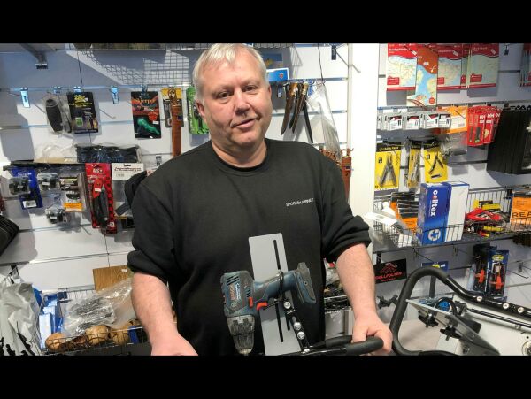 Fikk produsert nytt patent på drillholder for isbor