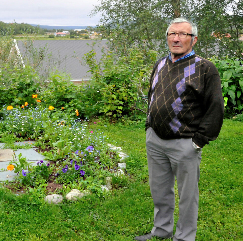 Kristian Hilbert Nymo (1938-2024) var en samisk bauta i Rønbeck-perioden.
 Foto: Stein Torger Svala