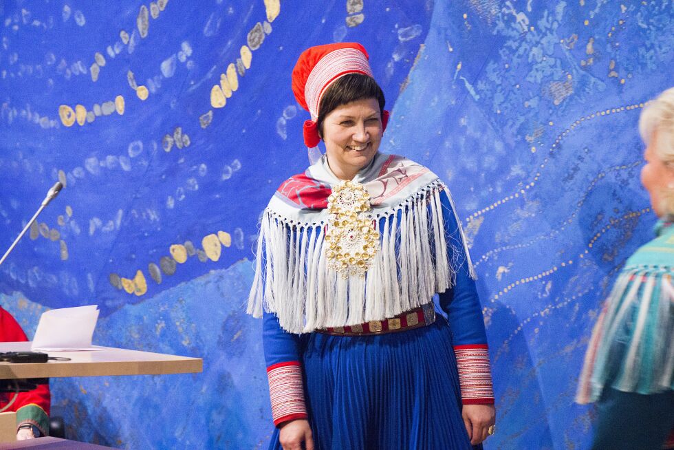 – Vår gruppering på Sametinget er opptatt av samiske rettigheter, og samisk selvbestemmelse, så det vil også denne erklæringen være preget av forteller Aili Keskitalo, som ble valgt til president på torsdag.
 Foto: June Helén Bjørnback