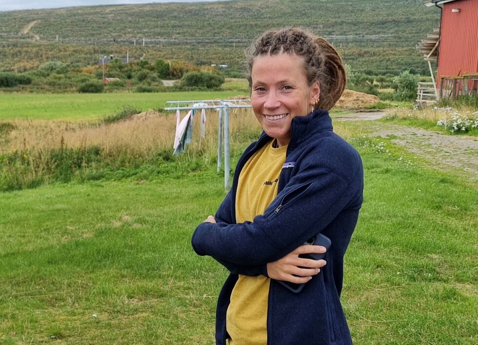 Kristin Harila, her fotografert hjemme i Kariel, har valgt å saksøke NRK.
 Foto: Torbjørn Ittelin