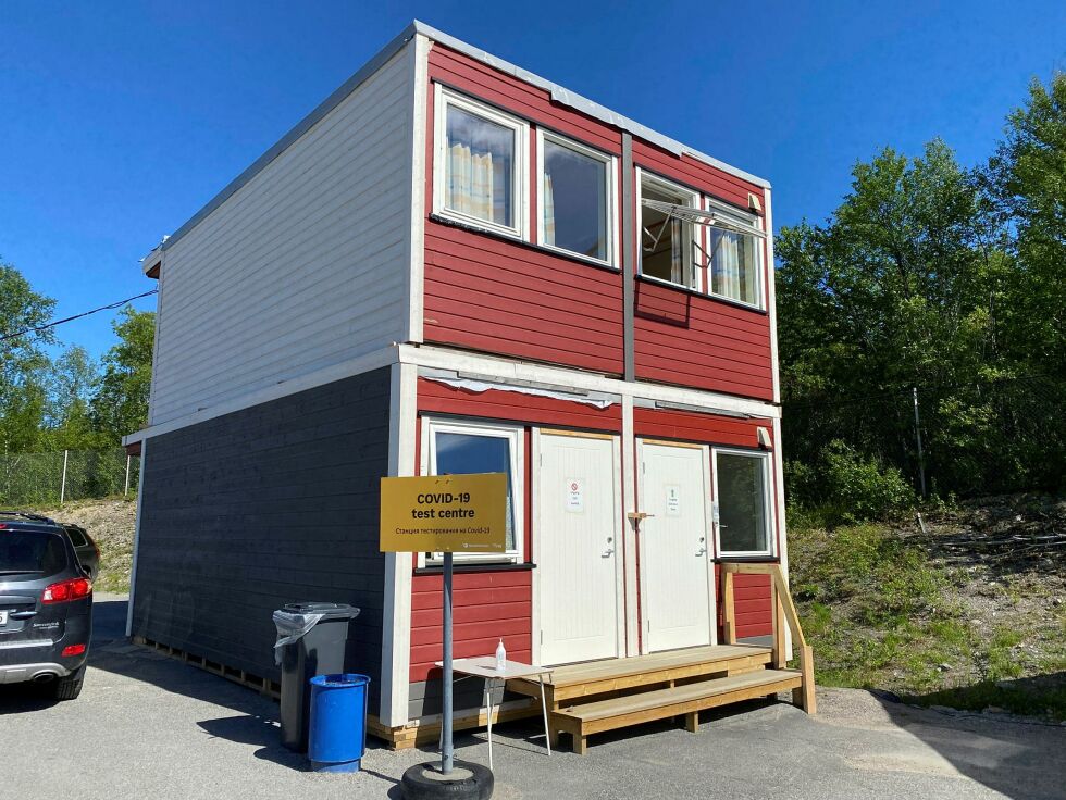 Teststasjonen på Storskog måtte fra forrige mandag teste personer som kom fra Finland også, fordi Norge ikke godtar finsk coronatest. Alle foto: Hallgeir Henriksen
 Foto: Hallgeir Henriksen