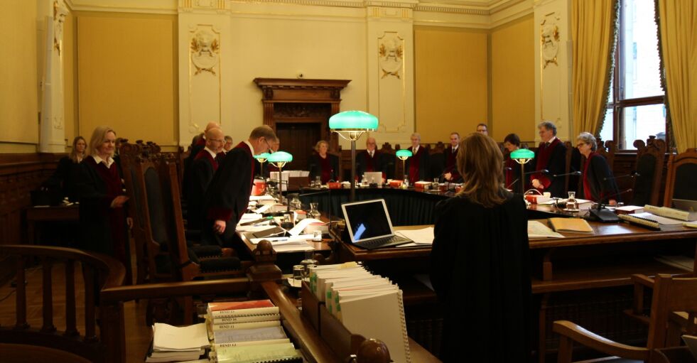 DOM: Høyesterett vil avsi dom i Nessebysaken fredag 9. mars.
 Foto: Torbjørn Ittelin