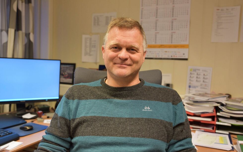 Sten Rune Pettersen forteller at etter de har solgt fire leiligheter vil det ta cirka et år før de blir klare for innflytting. Arkivfoto: Kristin Humstad.