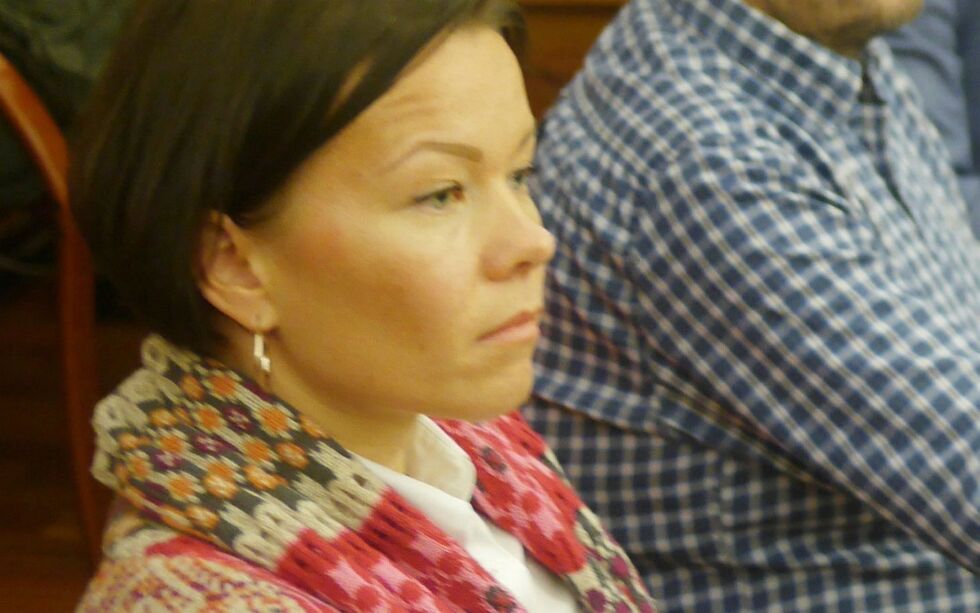 Formannskapsrepresentant for Høyre, Sirin Figenschou Høyen, reagerer sterkt på at ingen næringsfondssaker er ført opp til kommende formannskapsmøte i Nordkapp.
 Foto: Geir Johansen