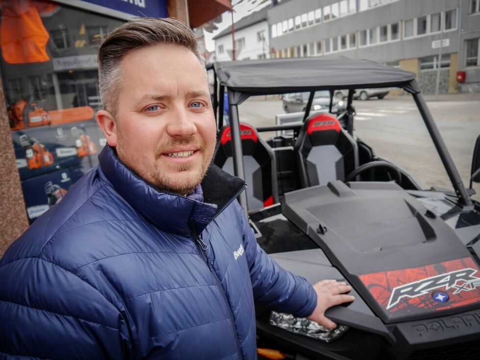 Daglig leder for Destinasjon 71 grader nord, Daniel Myhre, vil selv være til stede når selskapet åpner ny butikk i Lakselv i dag, torsdag.
Foto: Geir Johansen