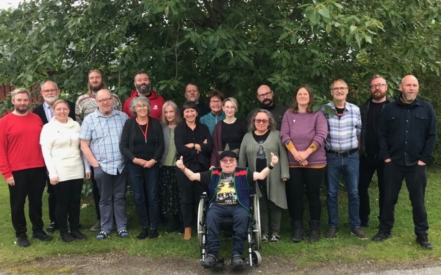 Rødt Finn­marks med­lems­sam­ling i Laks­elv  3.og 4. sep­tem­ber
 Foto: Rødt