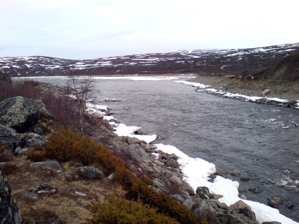 Storfossen en dag i mai.
 Foto: Arkiv