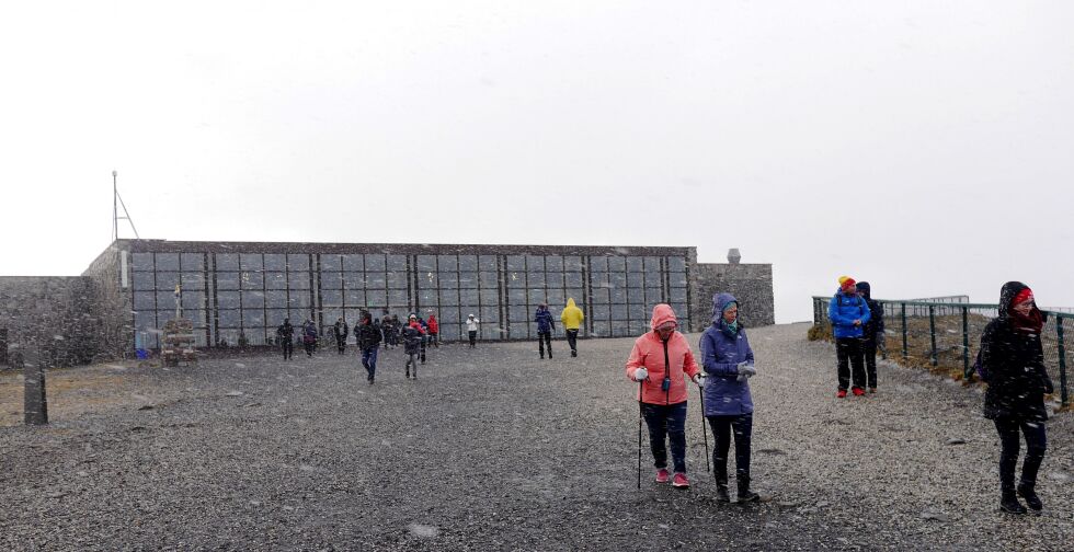 Med solid flertall valgte kommunestyret i Nordkapp tirsdag å innføre bygge- og deleforbud som trer i kraft umiddelbart på Nordkapphalvøya, innbefattet Nordkapplatået.
 Foto: Geir Johansen