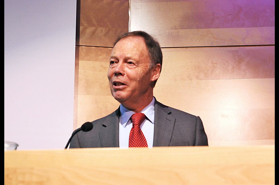 Direktør for Norges nasjonale institusjon for menneskerettigheter (NIM), Petter Wille, la frem årsrapport og temarapport fra 2016 tirsdag.
 Foto: Erilk Brenli
