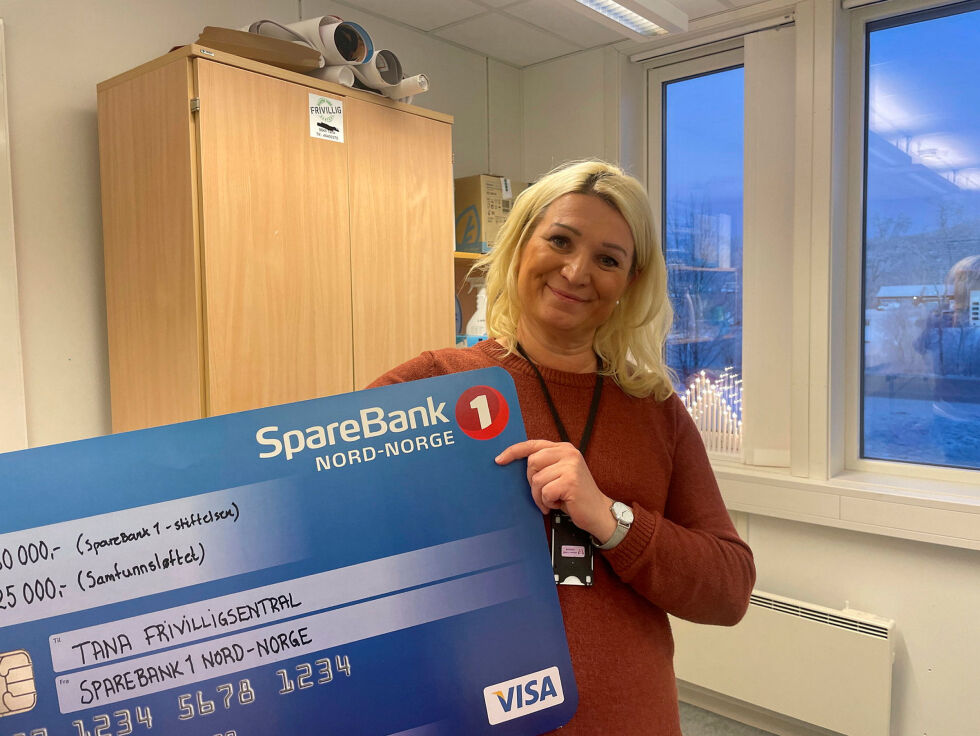 – 55.000 kroner. Det er så utrolig rørende og bra. Pengene kommer godt med, lover Mariann Johansen Lindi.
Foto: Birgitte Wisur Olsen
