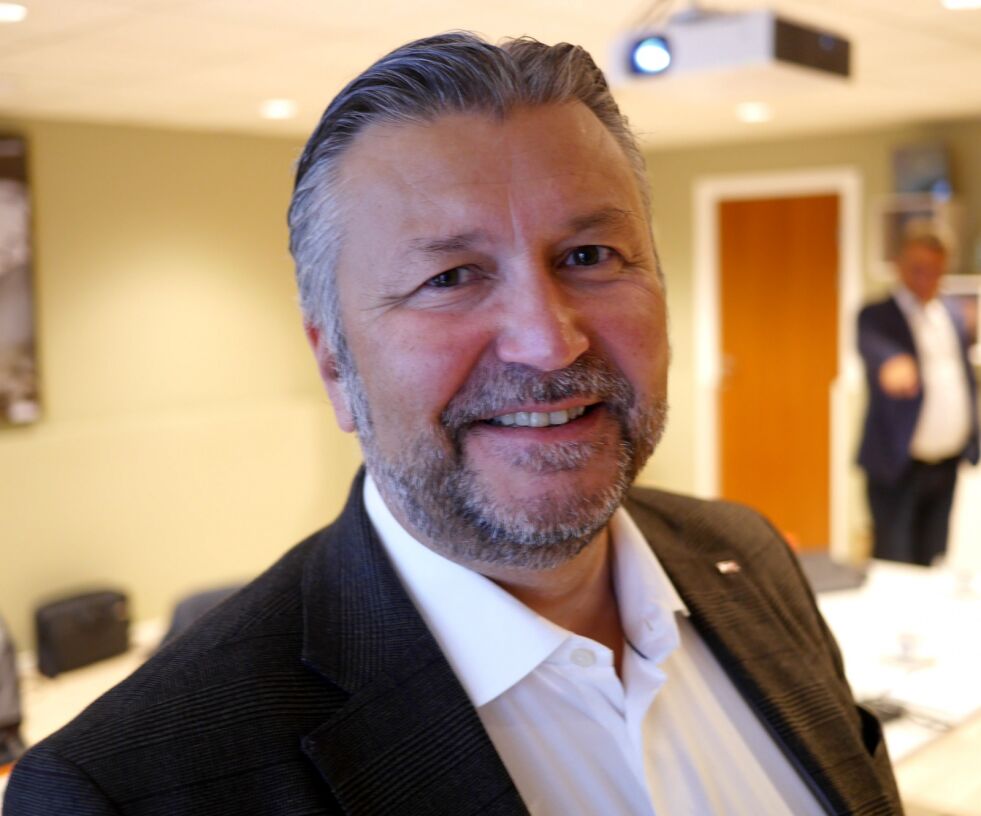 Leder for Scandic Hotels i Norge, Svein Arild Steen-Mevold, understreket viktigheten av at man nå får utviklet både Nordkapp og Honningsvåg videre som gode reisemål
 Foto: Geir Johansen
