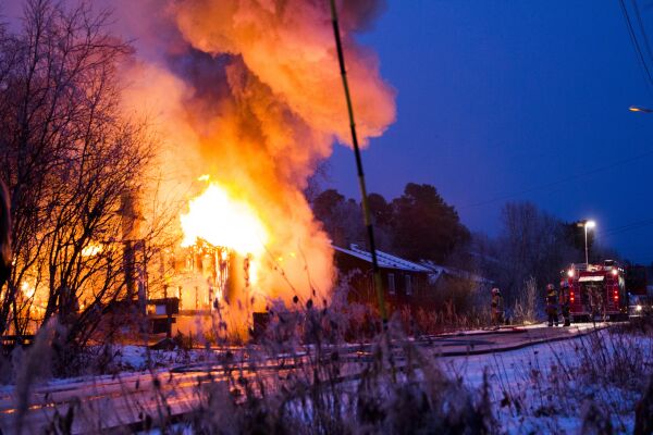Bolighus overtent i Karasjok