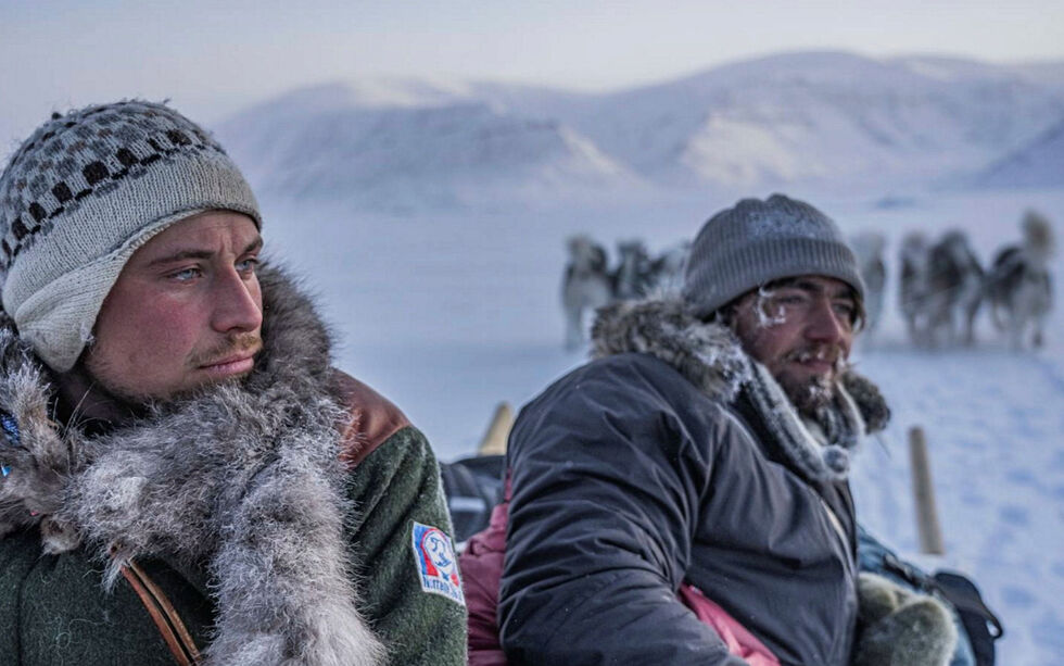 Vill­mar­kin­ge­ne Jens Kvern­mo og Isak Drey­er er ak­tu­el­le med ny do­ku­men­tar­se­rie på NRK den­ne uka, kalt «Jens og Isak på tynn is». De har vært på en tre må­ne­der lang rei­se til Grønland, for å leve med og lære av inu­it­te­ne.
 Foto: Pressefoto