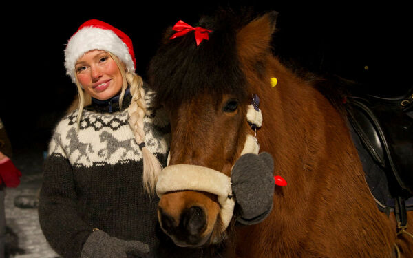 Som i en julekalender på Saarela gård