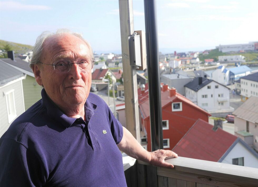 Harald Loe-Olsen minnes dramatiske dager for 70 år siden.
 Foto: Geir Johansen