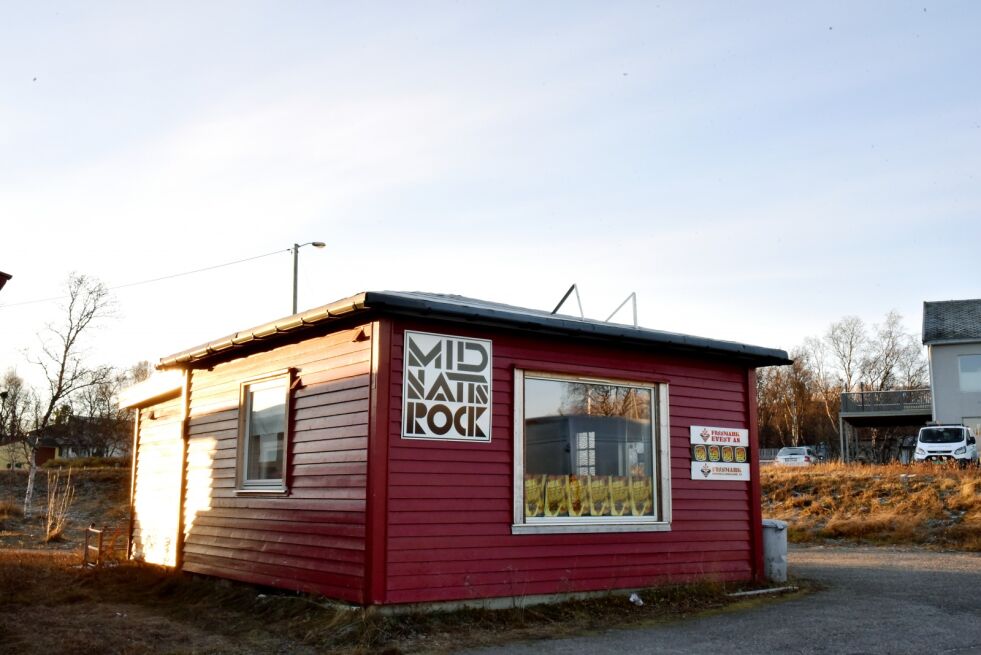 Midnattsrocken holder til i sentrum av Lakselv. Eiendommen er nå overdratt til selskapet som står bak arrangementet.
 Foto: Bjørn Arne Johansen