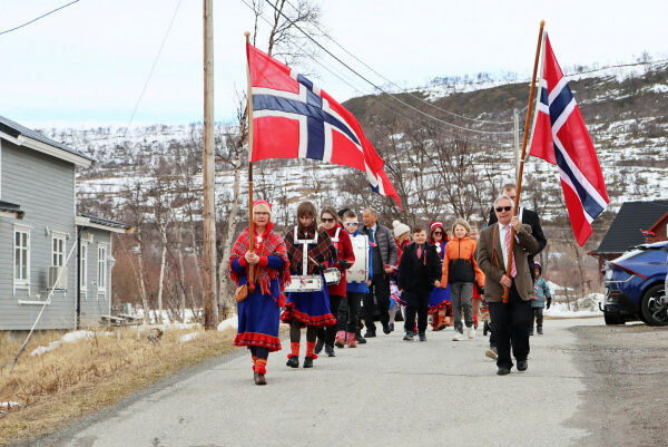 Fint vær og glade mennesker