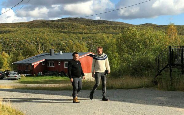 Ole Giævers besøk i Máze