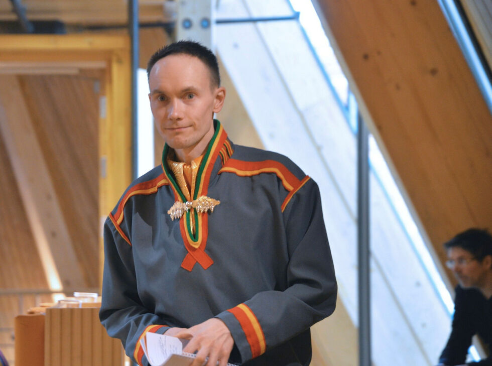 Sametingsråd Runar Myrnes Balto (NSR).
 Foto: Steinar Solaas