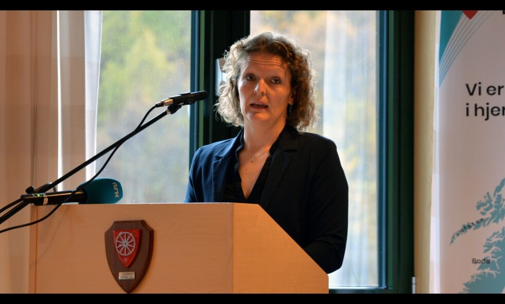 – Iikke betrygget. Birgitte Rørvik Bruun (Sp) argumenterte sterkt for at Kommunal- og moderniseringsdepartementet burde se på valget i Evenes.
 Foto: Steinar Solaas