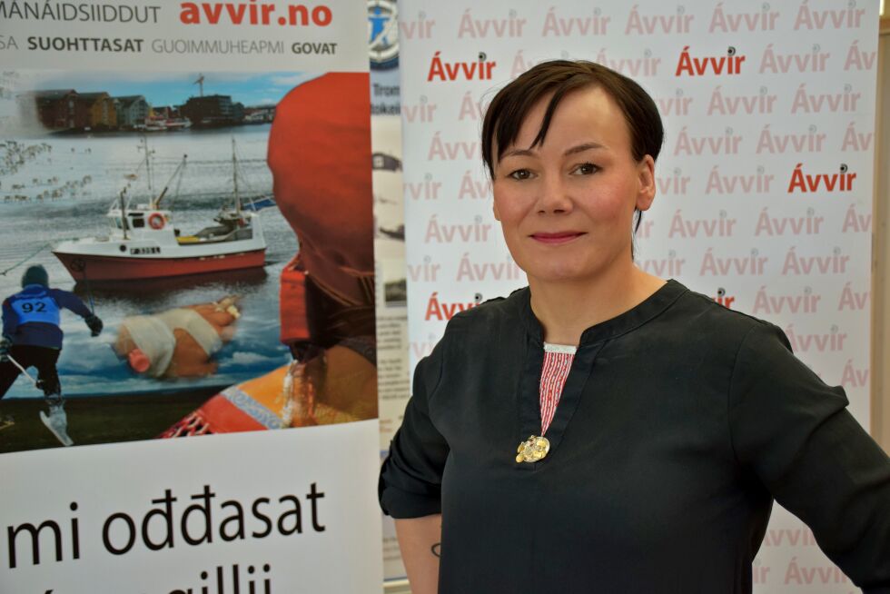 Kari Lisbeth Hermansen, redaktør Ávvir.
 Foto: Nils Johan Varsi