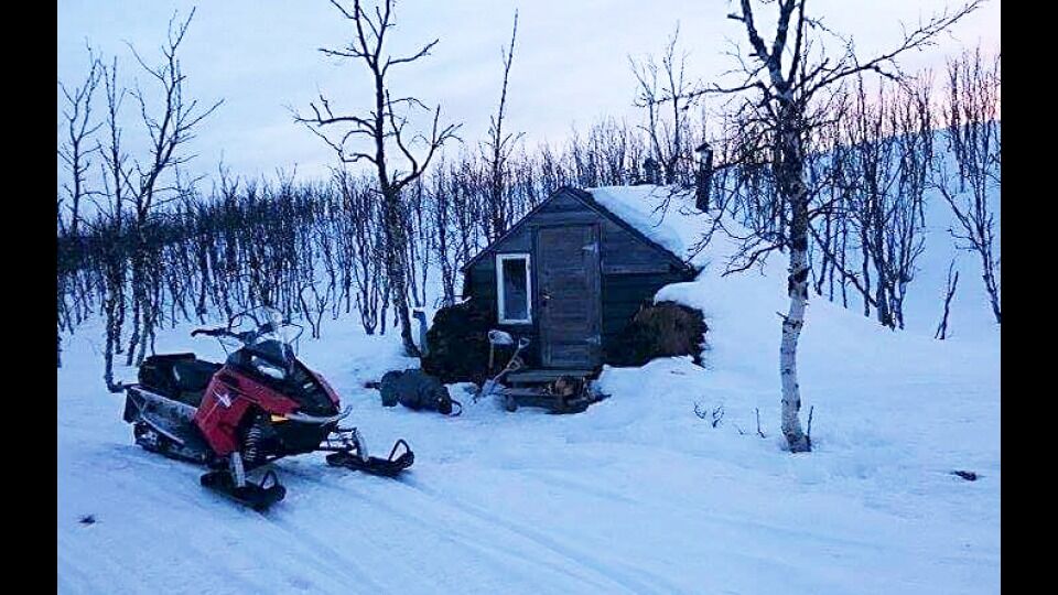 Det er foreløpig ikke avklart om denne gamma i Gallok blir oppsøkt av eierne i næremest fremtid.
 Foto: Privat
