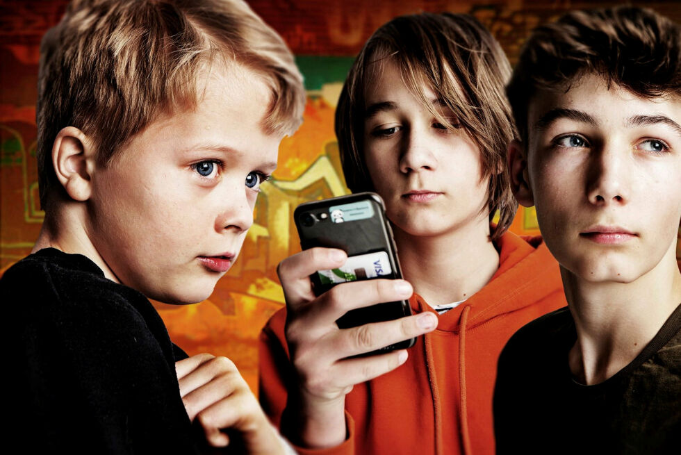 alvparten av nor­ske ni- og tiårin­ger bruker sosi­ale medier,
 Foto: Medietilsynet/15 sekunder