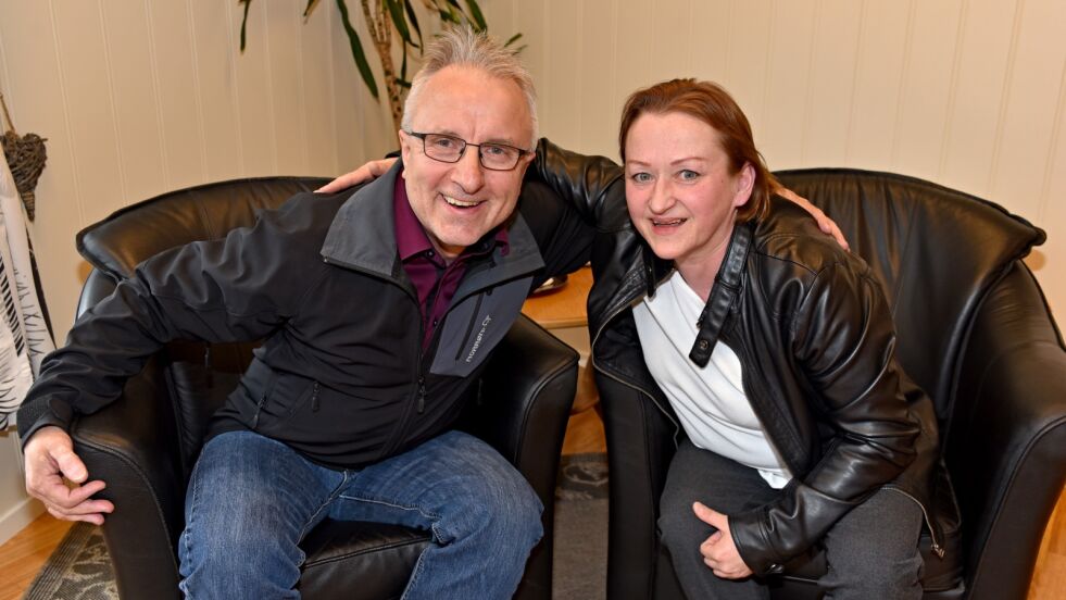 Festivalleder for Kipparifestivalen, Egil Borch og leder i Lakselv kvenforening Liss Beth Gjertsen Nyby gleder seg til årets utgave av festivalen.
 Foto: Sigurd Schanke
