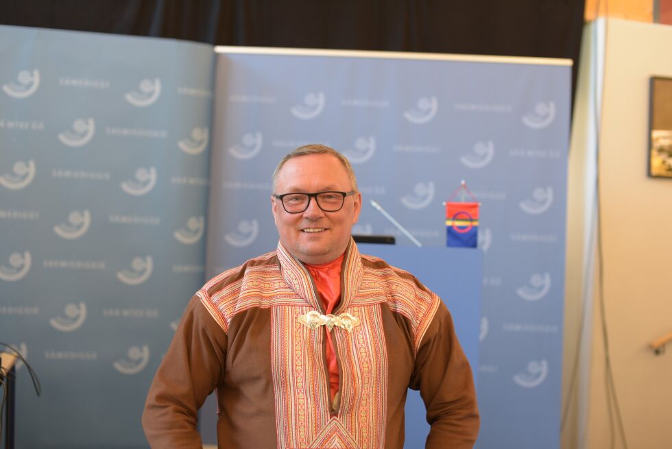 Hans Ole Eira (Sp) nekter for at partiet har en strategi om «å sitte stille i båten» under valgkampen.
 Foto: Lars Birger Persen