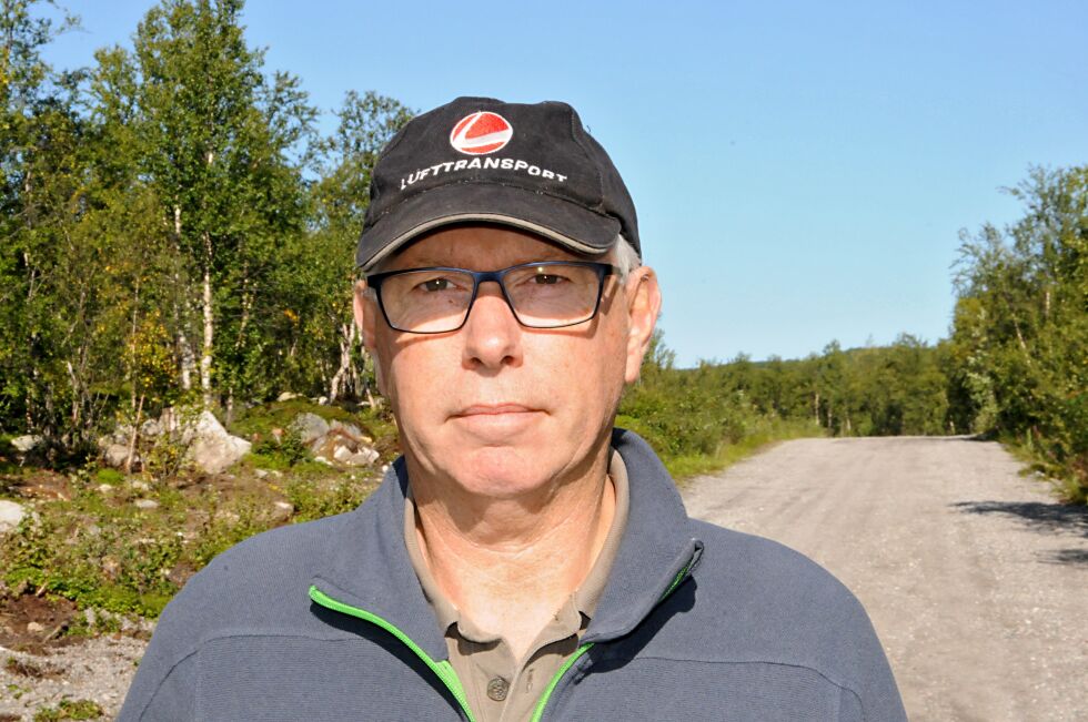 Leder i Ishavsveien hytteforening, Geir Braathu, er meget spent på om de får medhold i kravet om en mindre prosentandel i veilaget, som får ansvaret for Ishavsveien.
 Foto: Hallgeir Henriksen