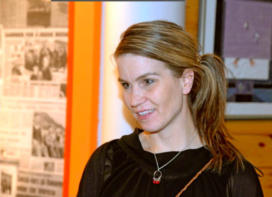 Elena Paulsen er nestleder i den lulesamiske barne- og ungdomsforeninga DSJ, som har tatt initiativ til å samle ungdom.
 Foto: Steinar Solaas