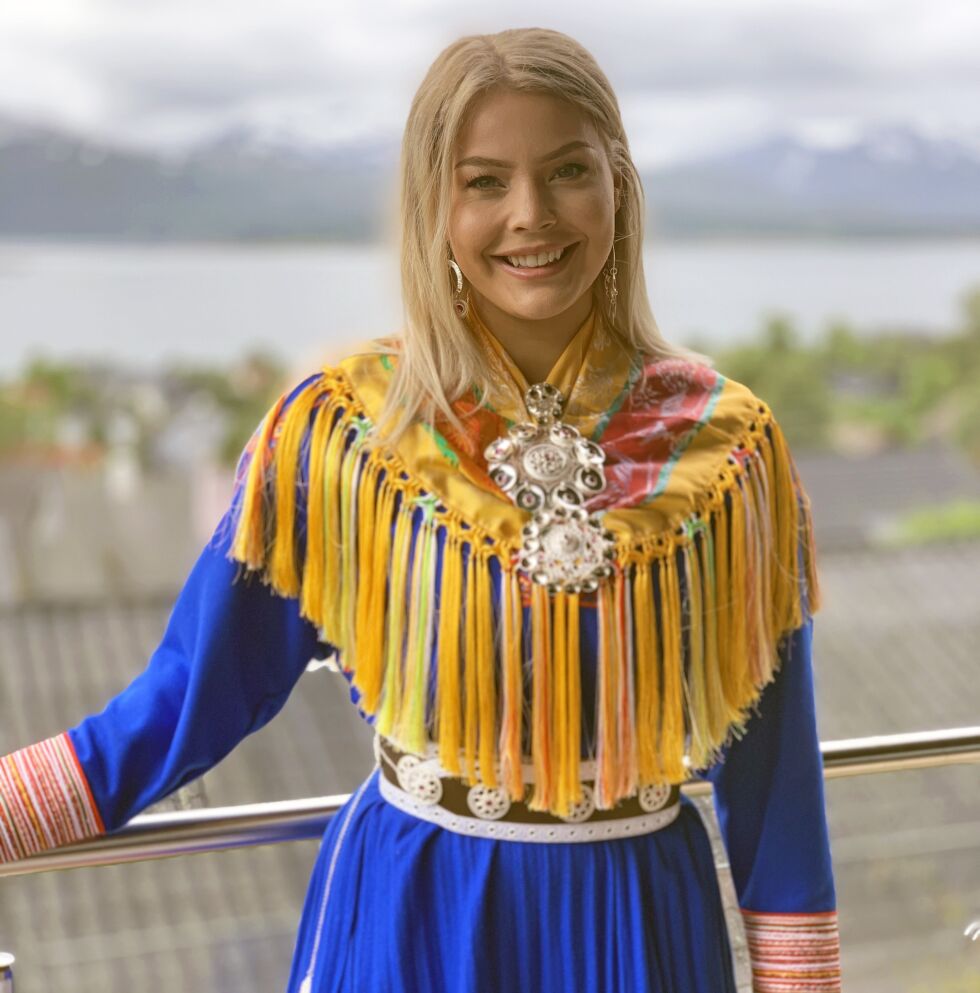 Na­dia Lill­eng fra Tromsø vil inn på Same­ting­et. Presse­foto