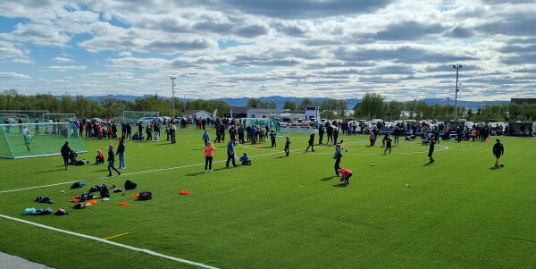 Fotballfest på sletta