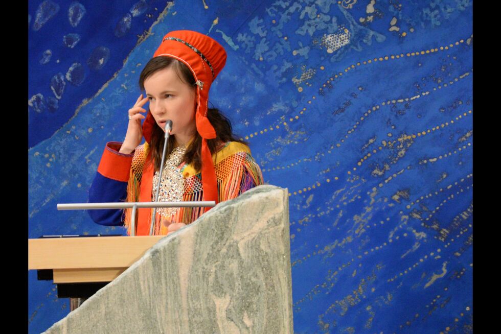 Sametingsråd Inger Eline Eriksen (Árja) mener det ikke var lurt av NSR-rådet å gå med på endring i finnmarksloven.
 Foto: Steinar Solaas