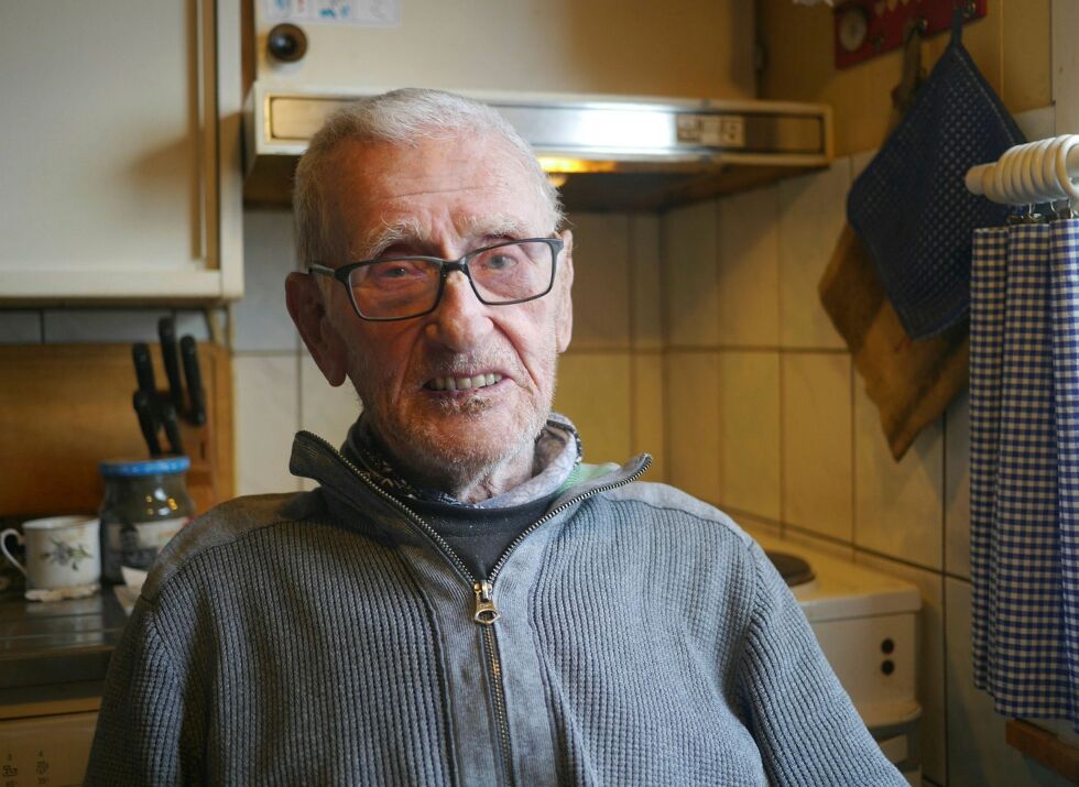 Harder Marlow Pettersen (91) er nå Kamøyværs eldste innbygger.
 Foto: Geir Johansen