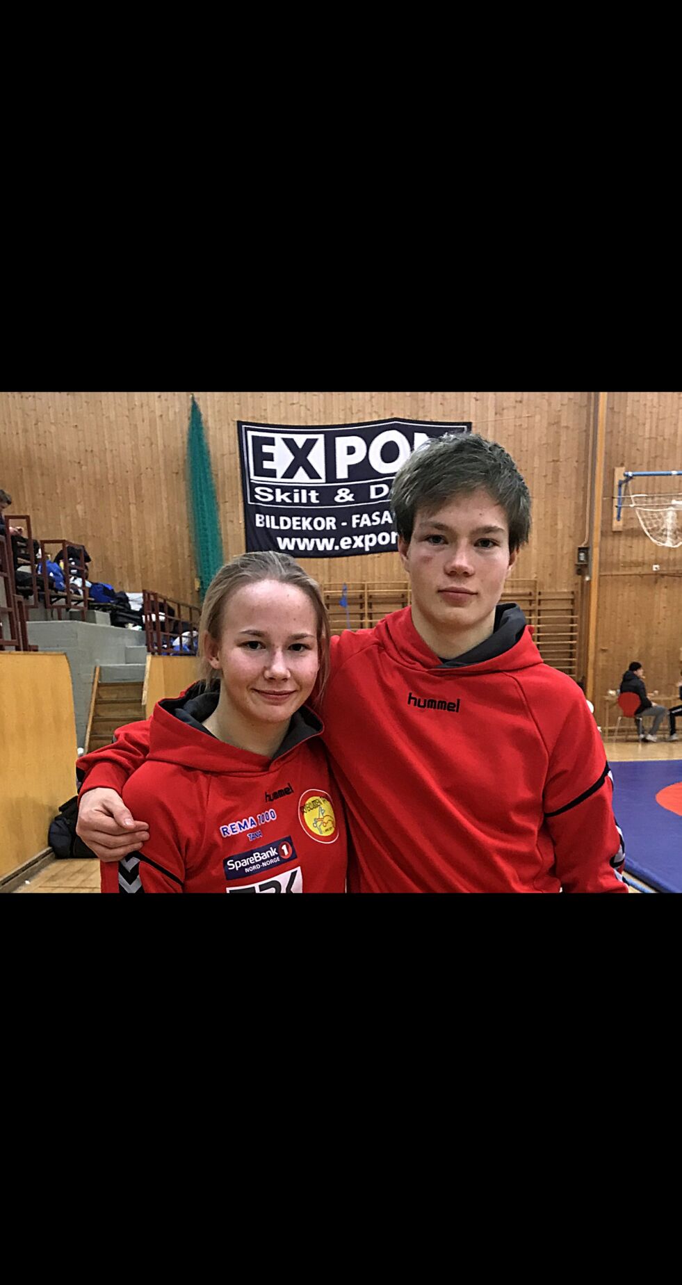 Sølvmedaljevinner Synne Haagensen og Artor Hagerup fra BK Tana kunne begge være fornøyd med innsatsen i Kolbotn Cup.
 Foto: BK Tana