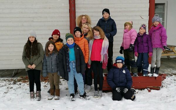 Flinke elever samlet inn penger