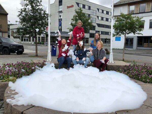 Såpeshow på torget
