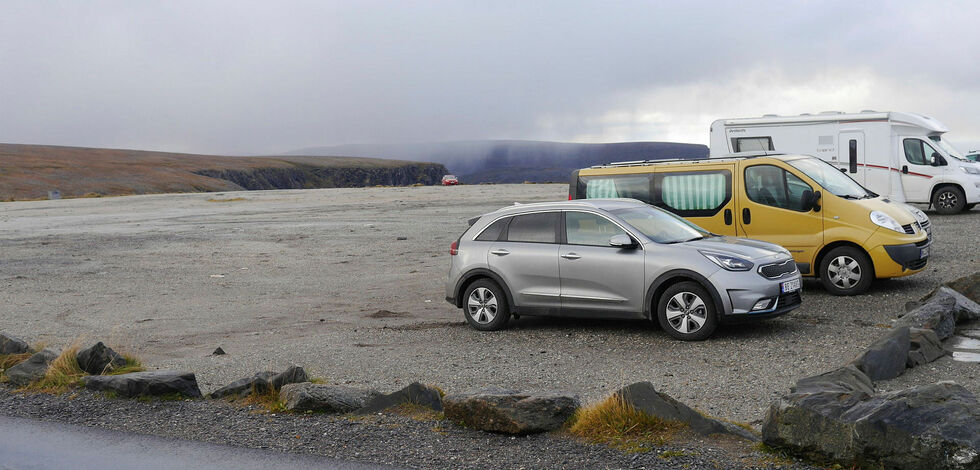 I anken til Høyesterett bestrider ikke lenger Scandic at Nordkapplatået er utmark. Men man vil ha rett til å innkreve parkeringsavgift for de som parkerer på platået.
 Foto: Geir Johansen