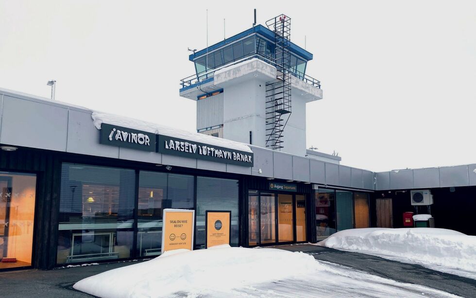 Laks­elv luft­havn Ba­nak.
 Foto: Marius Thorsen