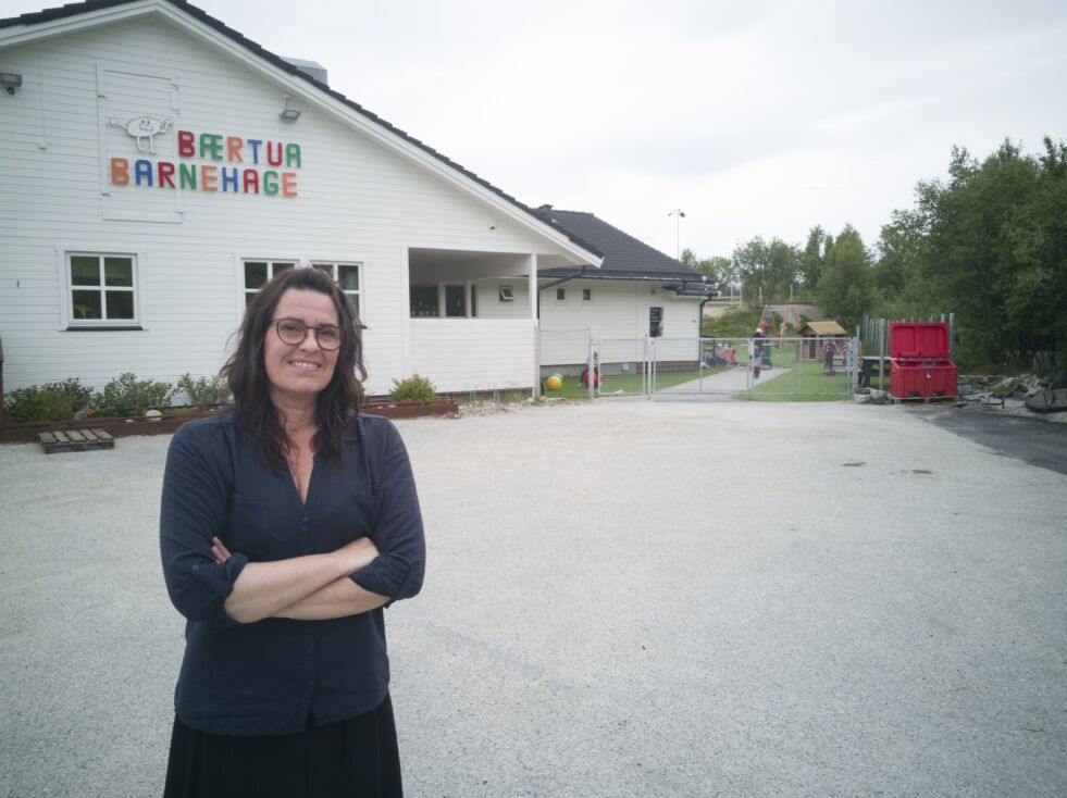 Må ty til videoovervåking av Bærtua barnehage i Saarela i Lakselv.
 Foto: Kristin Antonie Humstad