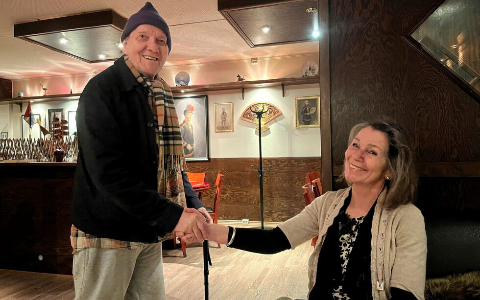 Hans Ragnar Mathisen er en av kunstnerne som Anna-Brith Arntsen har portrettert.
Foto: Elin Wersland