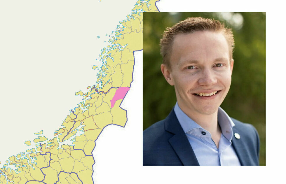 Kennet Tømmermo Reitan skal styre denne lille kommunen nord i Trøndelag.
 Foto: Senterpartiet