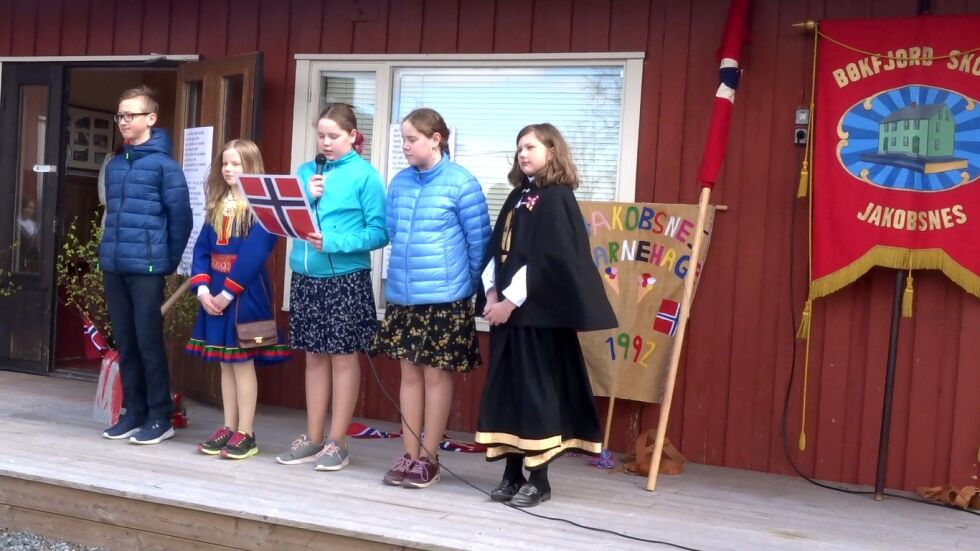 Vova, Marie, Sofie, Emilie og Victoria
 Foto: Grethe Skauge