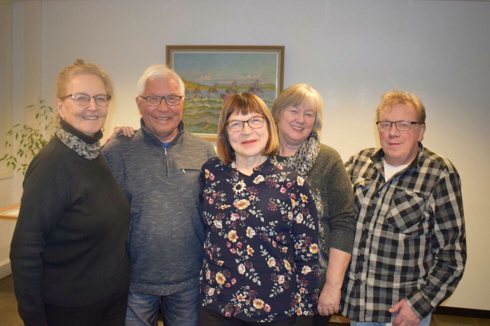 Torunn Pedersen (vara), Asbjørn Dalsbø, Kirstin Biti Johansen, Eli Søderstrøm Johansen og Terje J. Ellila. Magnus Varsi sitter også i Tanas eldreråd, men hadde forfall til det aktuelle møtet.
FOTO: Birgitte Wisur Olsen