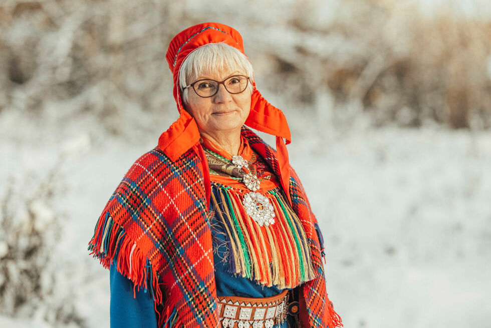 Anne Solfrid Nymo Olli fra Karasjok debuterer med to bøker på to dager.
 Foto: Elle Norvang