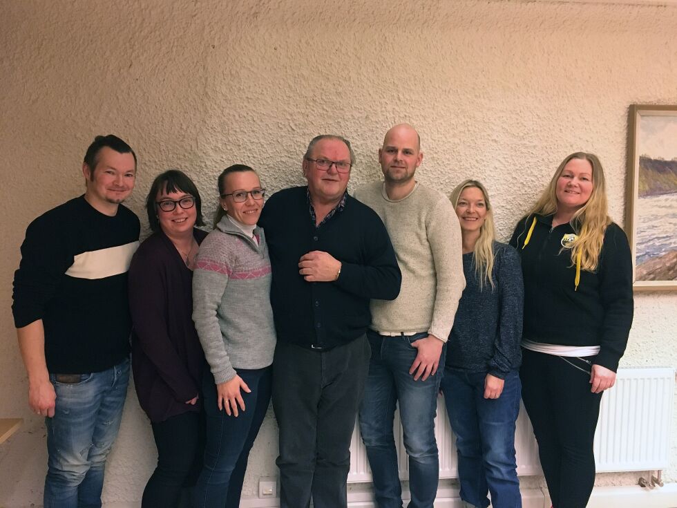 STYRET:
Styret i Tana Ballklubb består av Ken Roar Kaspersen (fra venstre), Anne Fløgstad Smeland, Kristin Soini, Eilif Basso, Rune Larsen, Siv Anita Biti-Helander og Line Vian.
 Foto: Privat