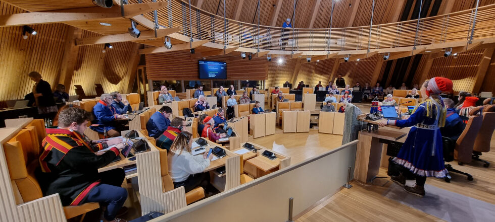 Sametingets plenum skal tirsdag morgen stemme over et mistillitsforslag. Det er nøyaktig seks år siden forrige gang.
 Foto: Steinar Solaas