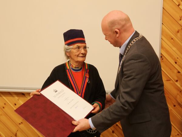 Fikk kongens fortjenestmedalje